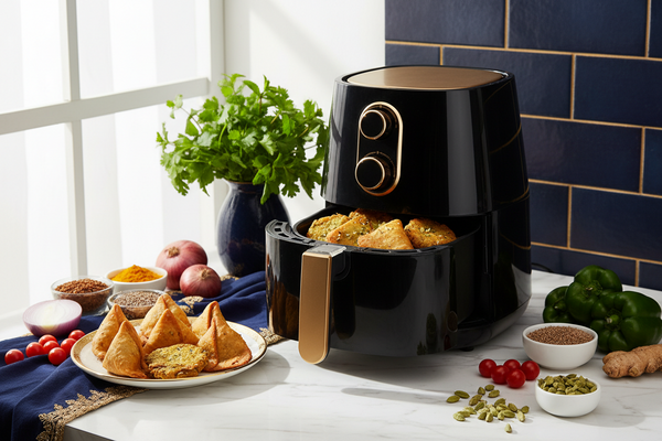 Best air fryer for Indian cooking - crispy samosas and pakoras made without oil