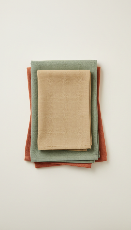Cotton Kitchen Towel Set of Four